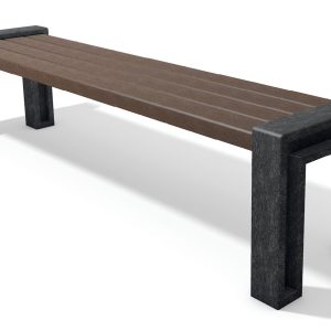 "Hyde Park" benk uten rygg L:163cm