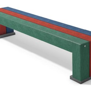 Barne benk "Calero" flerfarget L:150cm