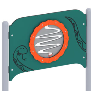 Lekepanel, roterende slange