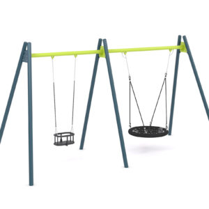 "Swing" Huskestativ med rammesete og fuglerede Ø:100cm, høyt