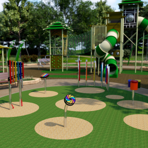 Rainbow Quintet, (sett med 5 stk.)