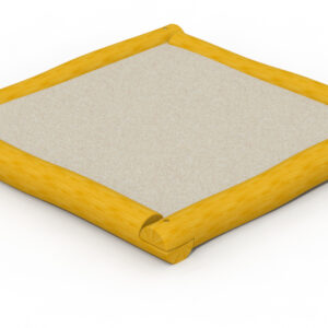 Sandkasse i Robinia 200x200cm