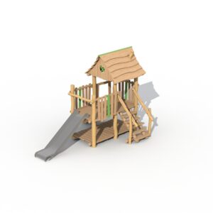 Lekeapparat i Robinia, "Jegerens hytte" (med utvidelse)