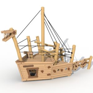 Piratskipet "Albatross" i Robinia med dragehode