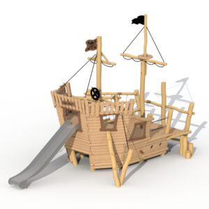 Piratskipet "Albatross" i Robinia, akterende