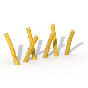 Stolpeskog i Robinia, 6 stk