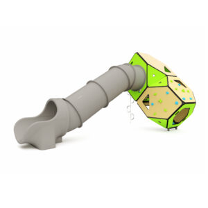 Klatrekube "Amber" med lukket polyetylen tunnelsklie