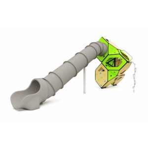 Klatrekube "Jade" med lukket polyetylen tunnelsklie