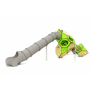 Klatrekube "Ruby" med lukket polyetylen tunnelsklie