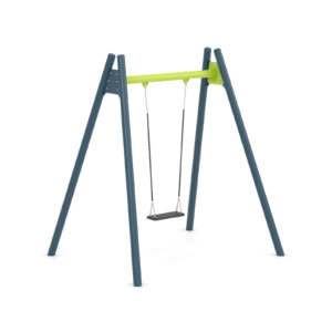 "Swing" huskestativ med planksesete, lavt