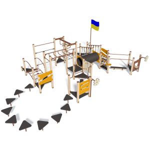 Lekeapparat "Gymnastics complex 3"