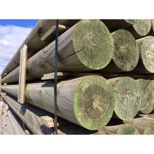 Rundstokk  Ø:16cm - Leveres i lengde 300cm