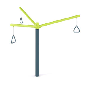 Svevekarusell med tre håndtak.