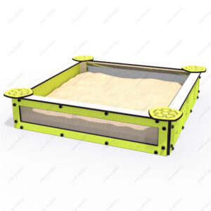 Sandkasse med vindu 1.5 m