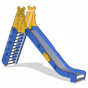 Frittstående sklie "Mill " 1.5 m