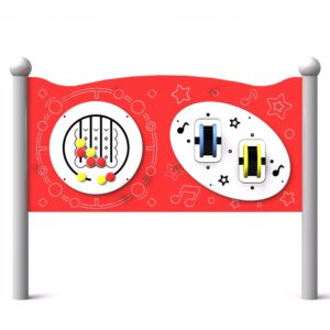 Lekepanel "Paro" 10, Runde elementer og regn / maracas lyder