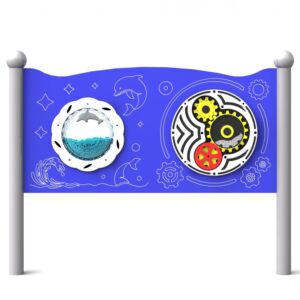 Lekepanel "Paro" 13, Tannhjul og delfin