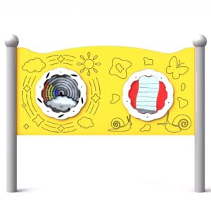 Lekepanel "Paro" 5, Roterende hjul og lyden av regn