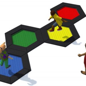 Trampoline "Hexo" 4A , 425x441cm