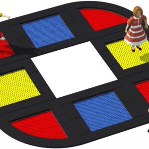 Trampoline "Tuto" 22, 450x450cm