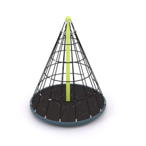 Roterende klatrepyramide. H:250cm