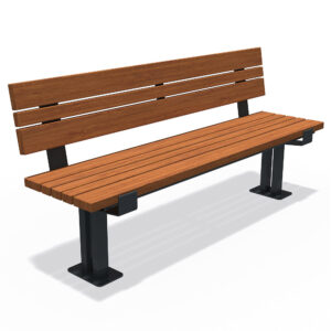 Benk "Girona" med rygg