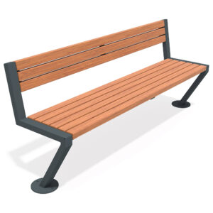 Benk "Toledo" med rygg