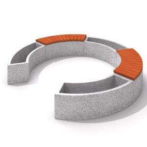 Betong plantekasse "Kvarco" 02