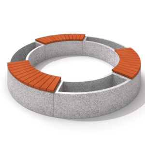 Betong plantekasse "Kvarco" 03