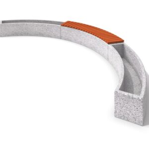 Betong plantekasse "Kvarco" 05