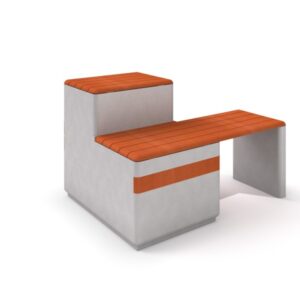 Betongbenk "Deco 13" (grå)