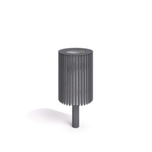 Søppelkasse 30L, pulverlakkert stål, 11