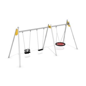 Swing Kombino 3 with flat seat,  "baby box" seats and birdo