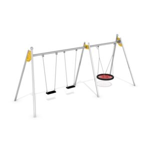 Swing Kombino 1 with two flat seats and birdo