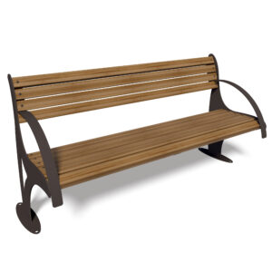 Benk "Plasma" med rygg