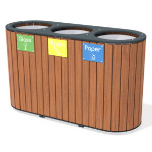 Avfallssortering  "Elit" 3x70l