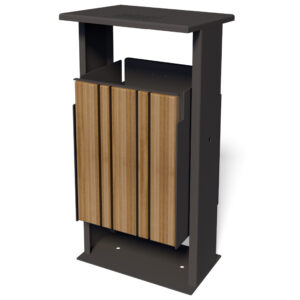 Avfallsbeholder "Park"(med lokk)