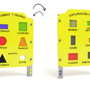 Dobbelt lekepanel "Touch Scan"  (Aluminium)