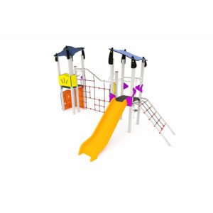 "Climbo" Klatreapparat. 2 tårn, sklie