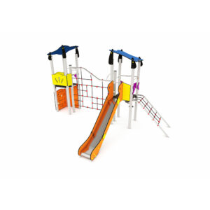 "Climbo" Klatreapparat. 2 tårn, sklie (PE)