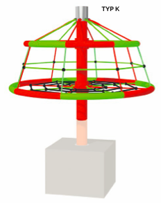 Roterende klatrepyramide K