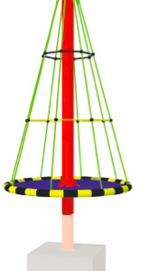 Roterende klatrepyramide N